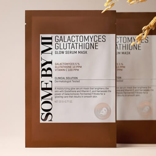 SOME BY MI Galactomyces Glutathione Glow Serum Mask Sheet 22g*10ea