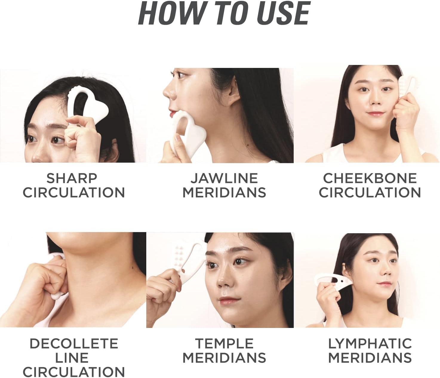 MILKTOUCH Slim Face Ceramic Gua Sha (Pink)