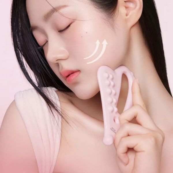 MILKTOUCH Slim Face Ceramic Gua Sha (Pink)