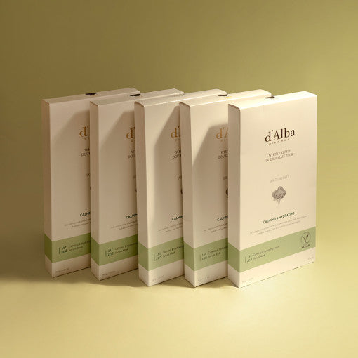 d'Alba White Truffle Double Mask Pack Calming Hydrating 34.5g x 20ea
