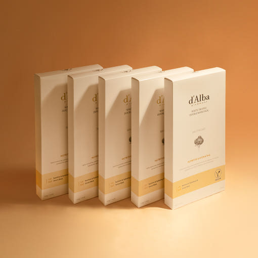 d'Alba White Truffle Double Mask Pack Nutritive Hydrating - 20 Sheets