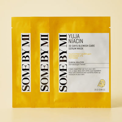 SOME BY MI Yuja Niacin Blemish Care Serum Mask 25g*10ea