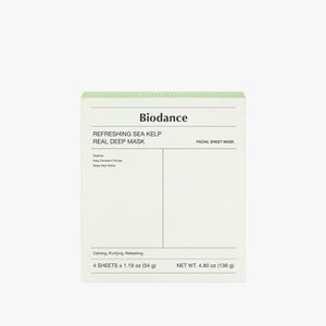 Biodance Refreshing Sea Kelp Real Deep Mask 34g X 4ea